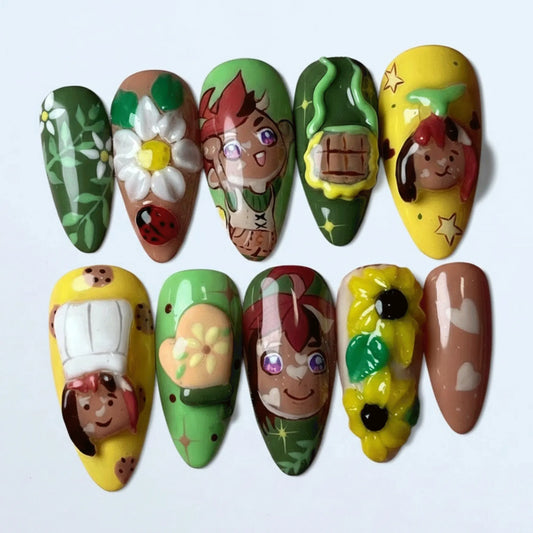 Garden Spirit Nail