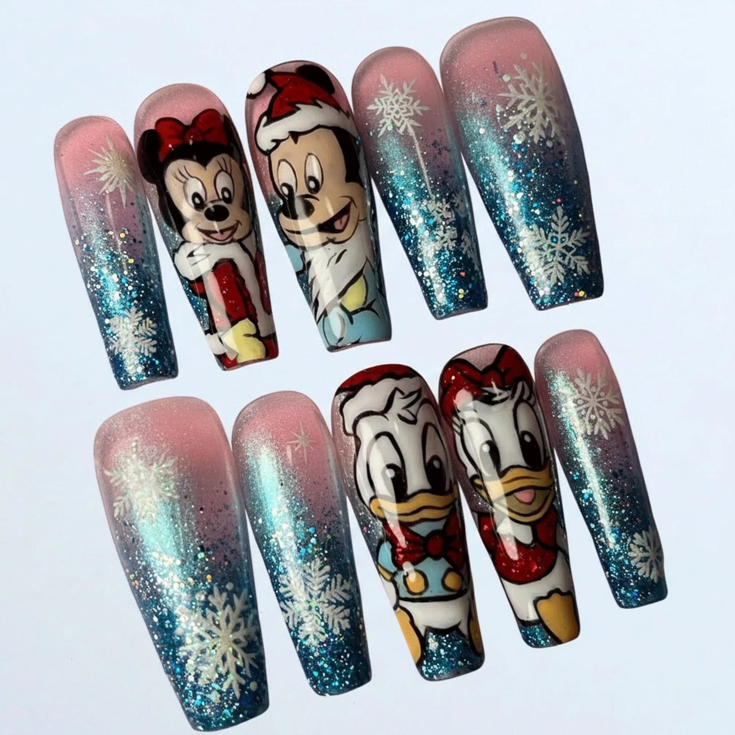 Disney Winter Nails