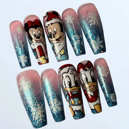 Disney Winter Nails