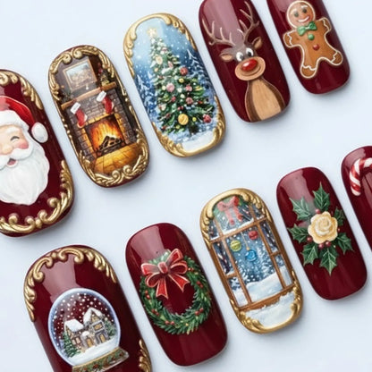 Christmas Story Nails