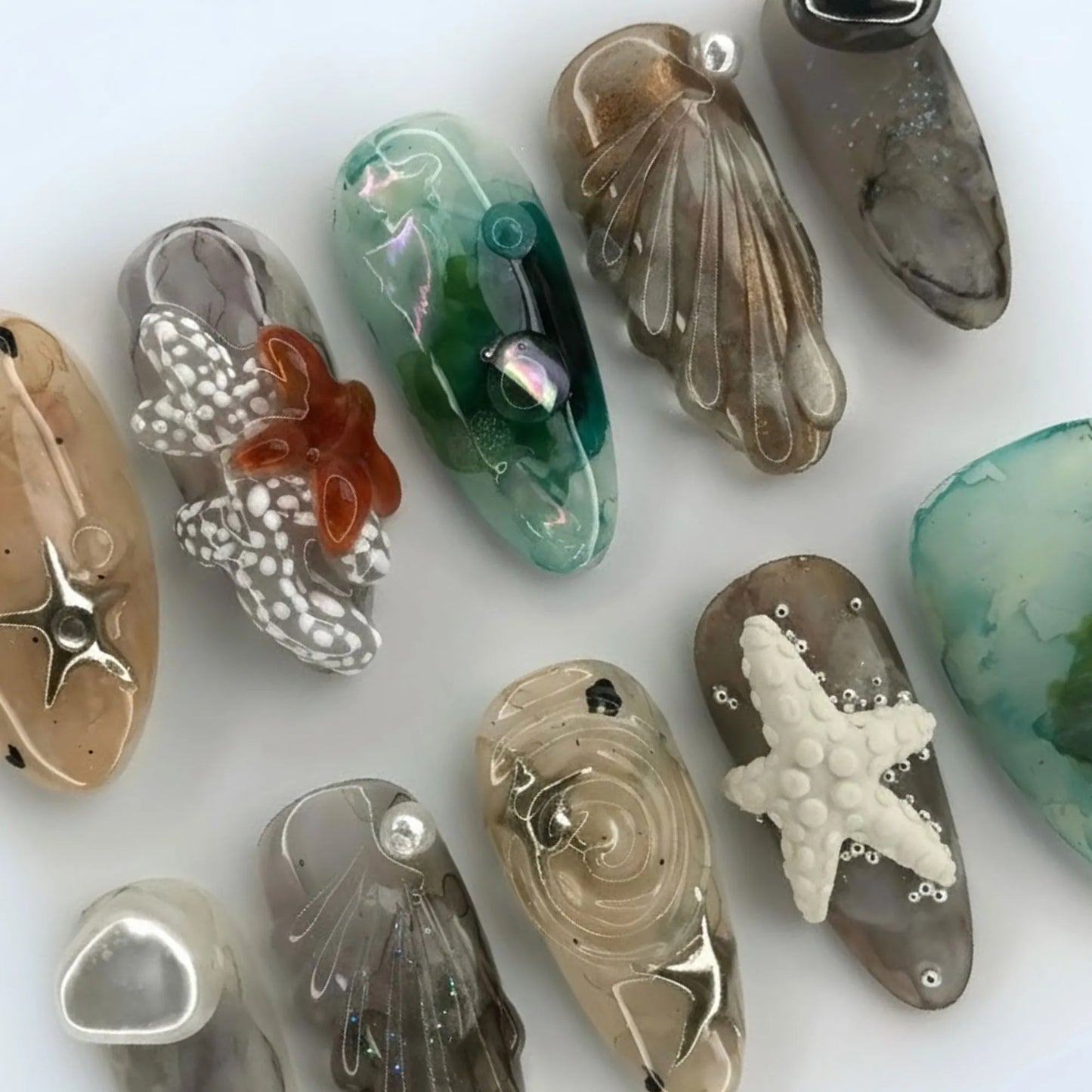 Oceanic Wonders Nails