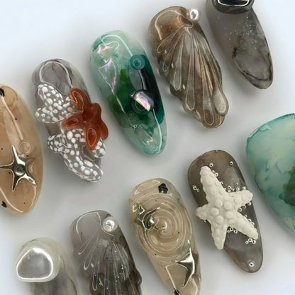 Oceanic Wonders Nails
