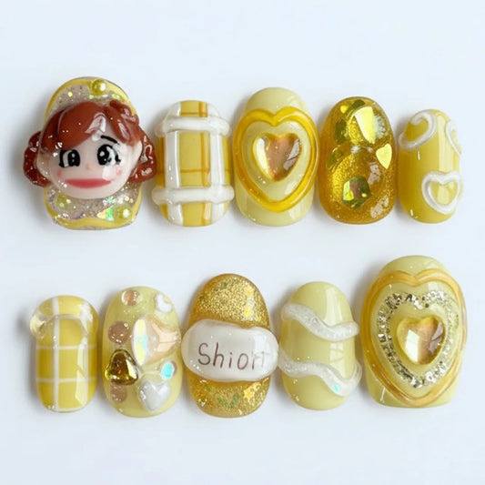 Sweet & Sunny Yellow Nails