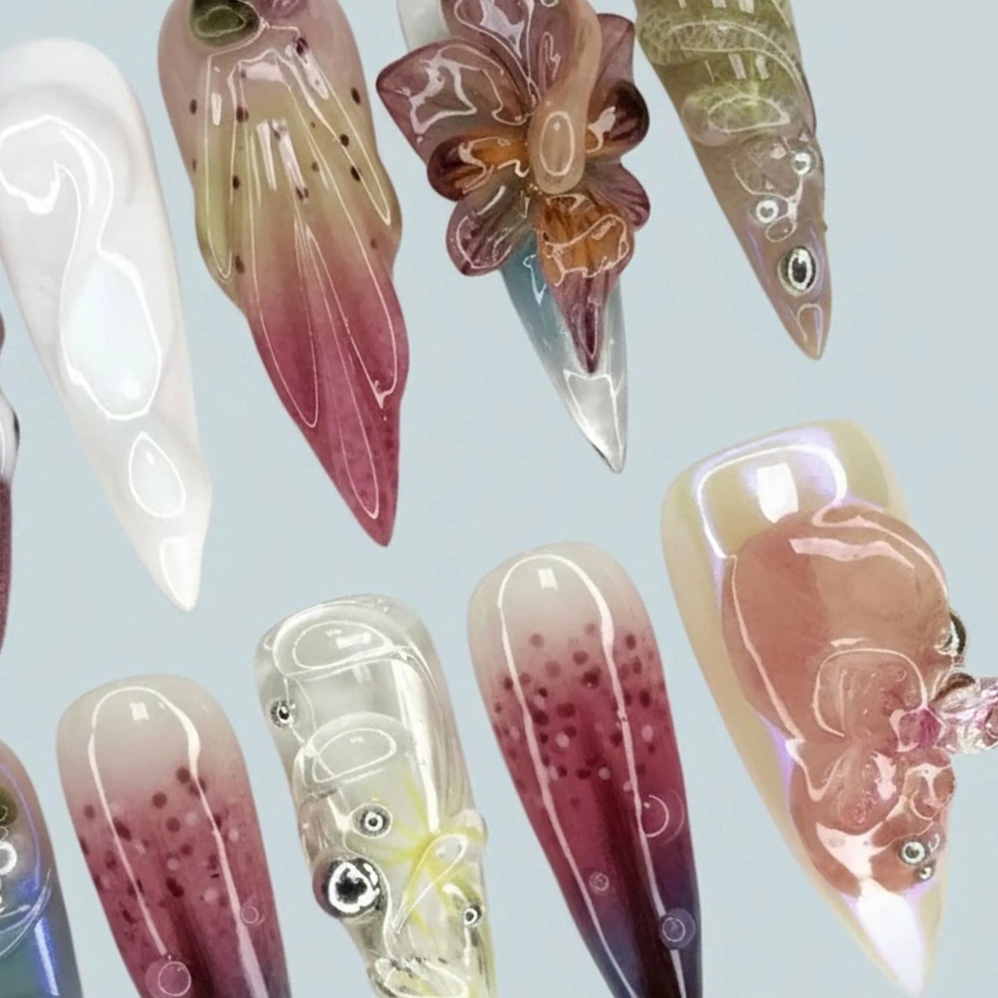 Translucent Jelly Nails