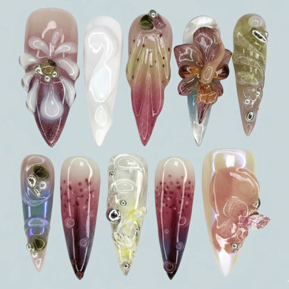 Translucent Jelly Nails