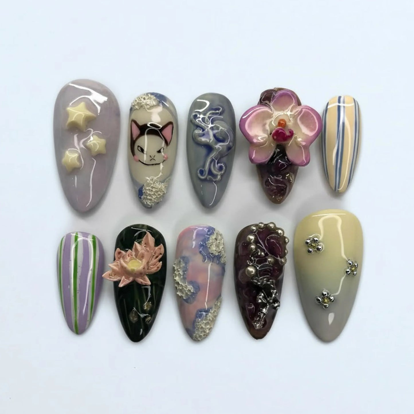 Artistic 3D Hand Painted