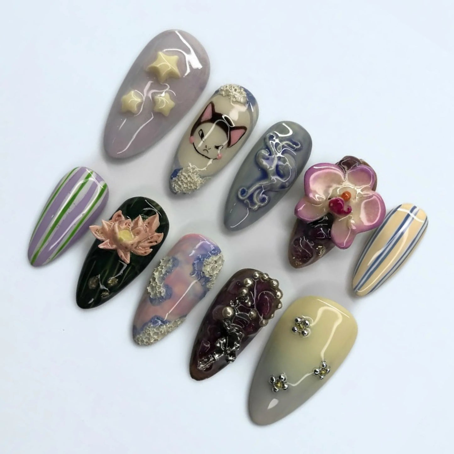 Artistic 3D Hand Painted