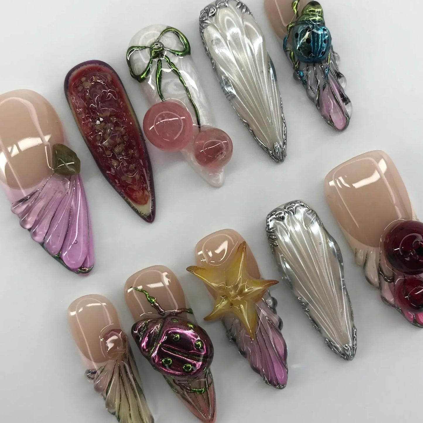 Unique 3D Artistic Nail