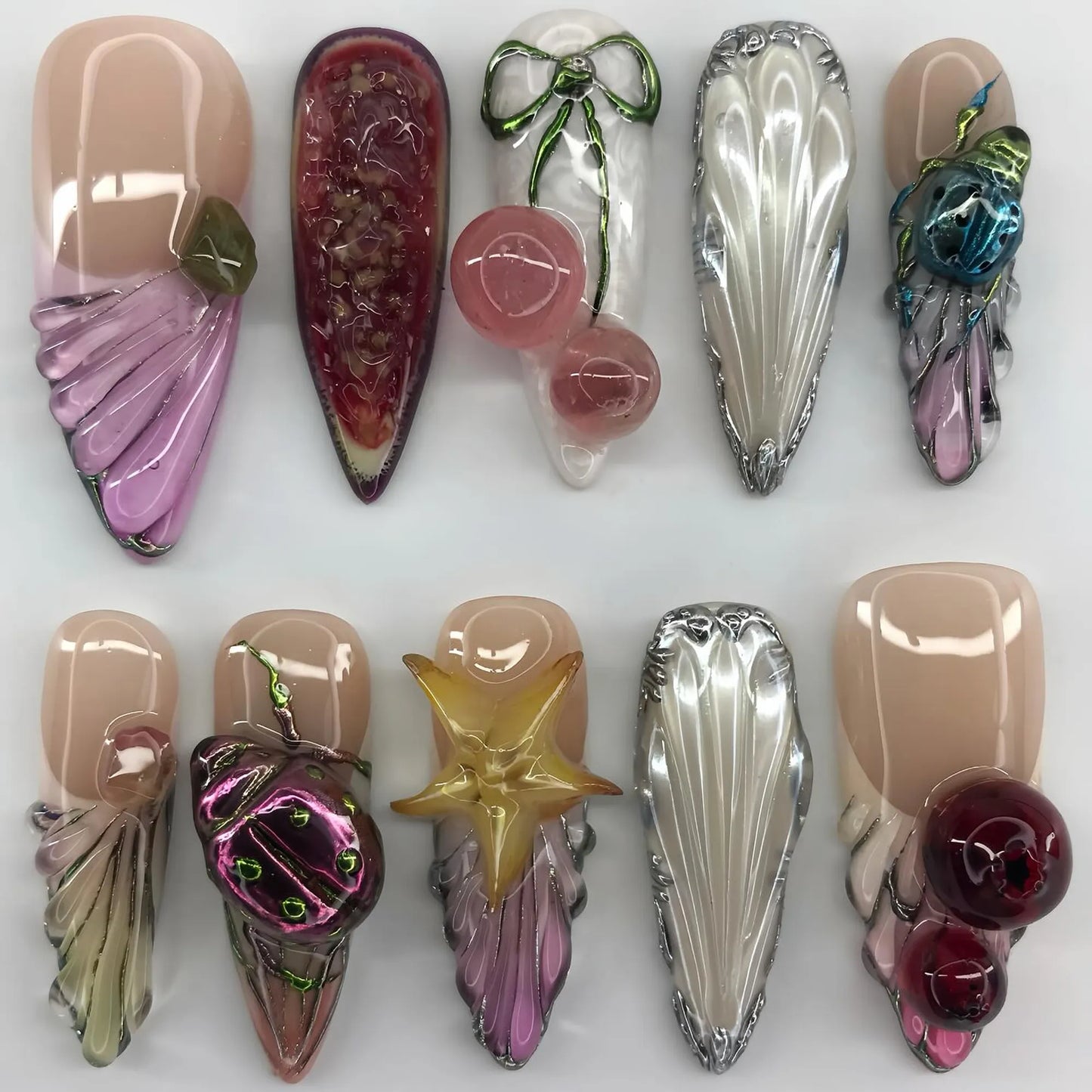 Unique 3D Artistic Nail